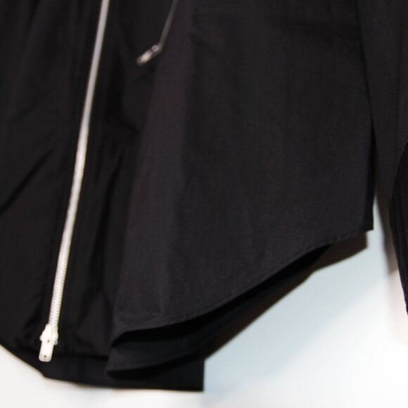 BNWT AW20 COMME DES GARCONS BLACK ZIP DETAIL SHIRT S - Picture 8 of 14